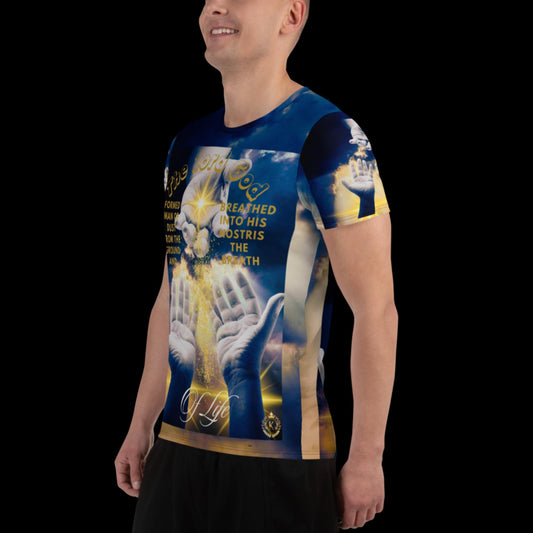 Breath Of Life All-Over Print Men's Athletic T-shirt